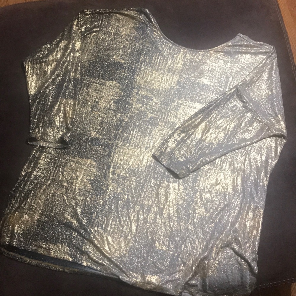 Gold shimmery tunic